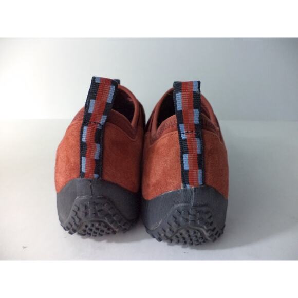 MERRELL IMPROV MOC TUMBLEWEED RED SUEDE LEATHER PULL ON SHOE EUR 36 US 6M - Picture 4 of 7